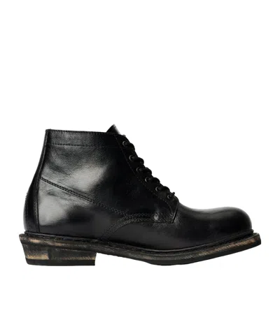 Our Legacy Lacing Short Boots In Black