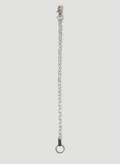 Our Legacy Ladon Keyring Necklace In Silver