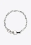 Our Legacy Ladon Matte Nickel Key Ring