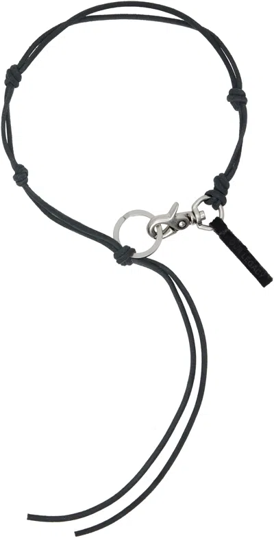 Our Legacy Ladon Necklace In Black