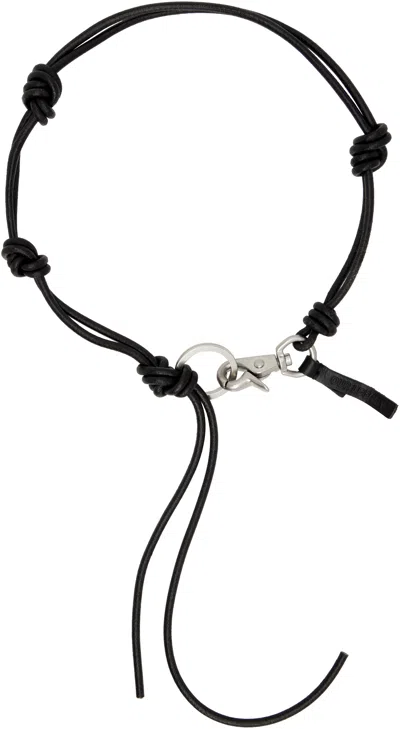 Our Legacy Ladon Necklace In Black