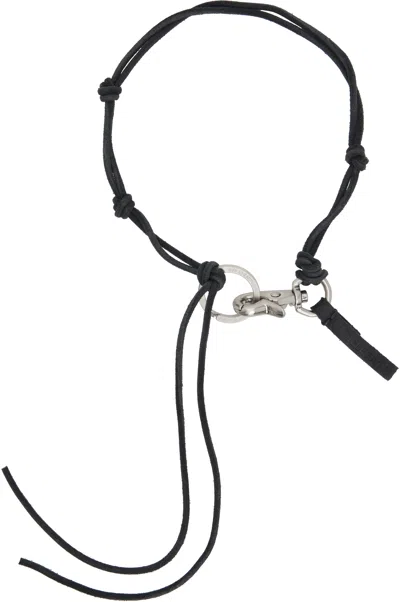 Our Legacy Ladon Necklace In Black
