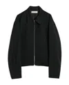 Our Legacy Virgin Wool Layering Jacket In Black