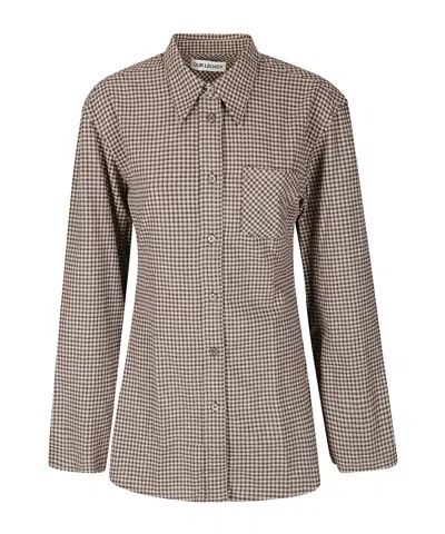 Our Legacy Lapel Shirt In Brown