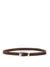 Our Legacy Leather Belt In Brown