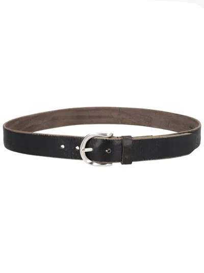 Our Legacy Leather Belt In Brown