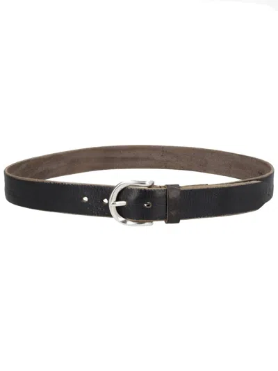 Our Legacy Leather Belt In Brown