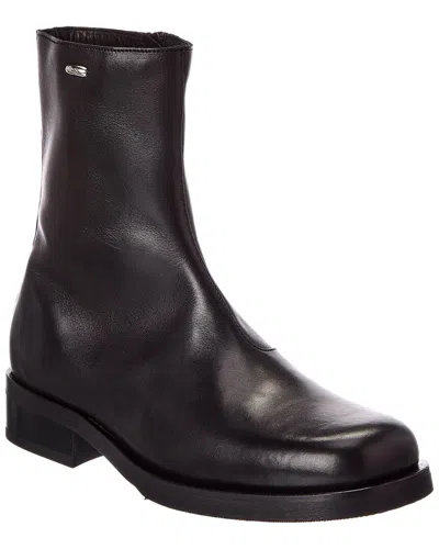Our Legacy Leather Boot In Black