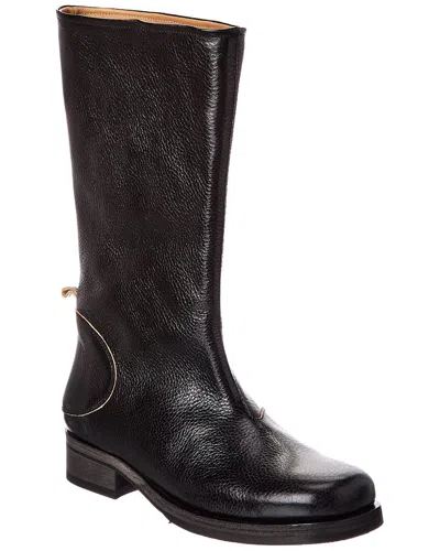 Our Legacy Leather Boot In Black