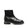 Our Legacy Leather Boots In Black