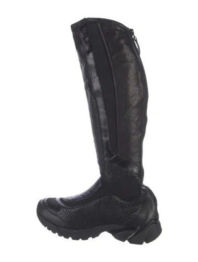 Pre-owned Our Legacy Leather Boots In Black