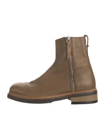 Pre-owned Our Legacy Leather Chelsea Boots In Brown