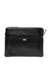 Our Legacy Leather Clutch Bag In Black