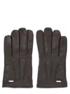 Our Legacy Black 'his' Gloves In Brown