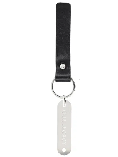 Our Legacy Leather Keyring In Multi