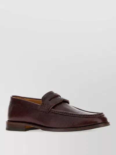 Our Legacy Leather Loafers In Brown