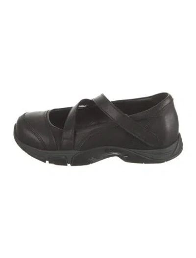 Pre-owned Our Legacy Leather Mary Jane Flats In Black