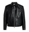 Our Legacy Collared Front Pockets Smooth Texture In Black
