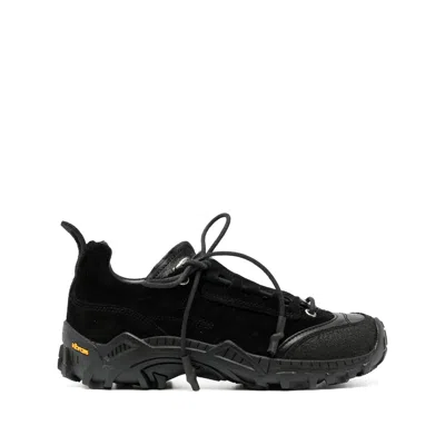 Our Legacy Leather Sneakers In Black