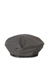 Our Legacy Gray Nylon Beret In Grey