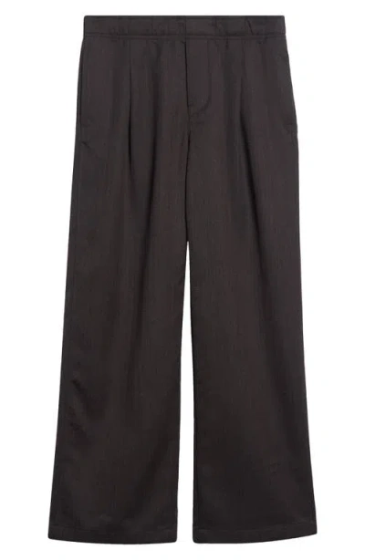 Our Legacy Leisure Pleated Virgin Wool Trousers In Gray