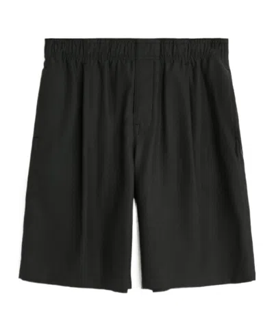 Our Legacy Relaxed Fit Leisure Shorts In Black