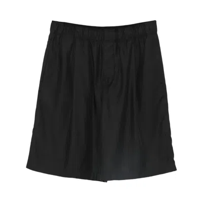 Pre-owned Our Legacy Leisure Shorts 'still Black Calm Cupro Cotton' | Men's Size 50