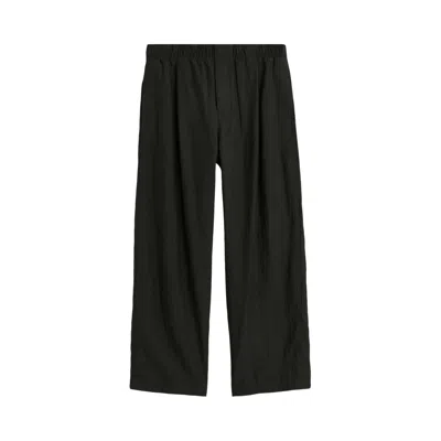 Pre-owned Our Legacy Leisure Trouser 'soot Black Techflax' | Men's Size 46