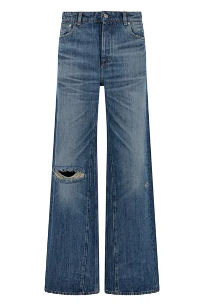 Our Legacy Light Blue Wide Jeans