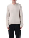 Our Legacy Round Neck Sweater Raglan Sleeves In Neutral