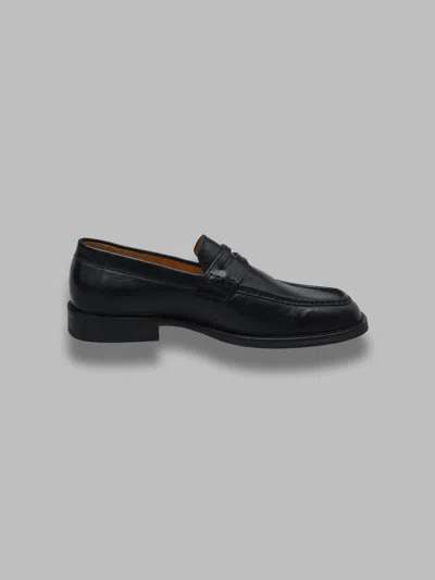 Our Legacy Penny Leather Loafers In Black