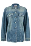 Our Legacy Button-front Denim Jacket In Blue
