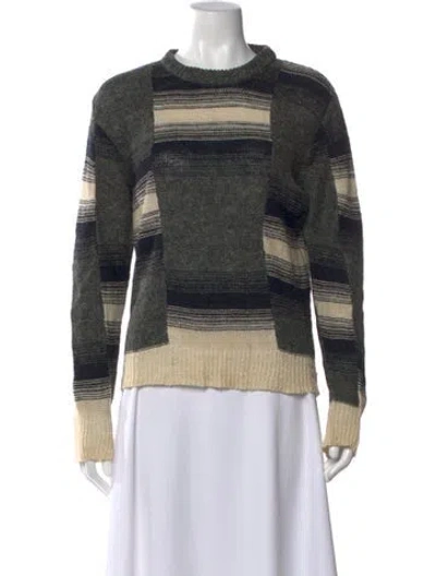 Pre-owned Our Legacy Linen Striped Sweater In Multi