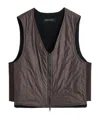 Our Legacy Liner Quilted Gilet In Black