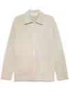 Our Legacy Taupe Lodge Cardigan In Green