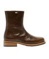 Our Legacy Logo Boots In Brown