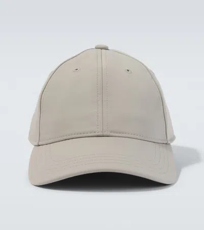 Our Legacy Logo Embroidered Baseball Cap In Grey