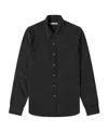 Our Legacy Beyond Buttoned Cuffs Long Sleeve Shirt In Black