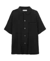 Our Legacy Black Boucle Box Shirt In Black