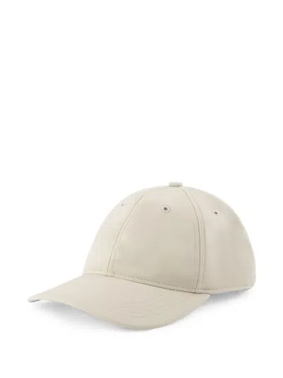 Our Legacy Logo-embroidered Cotton Cap In Neutrals