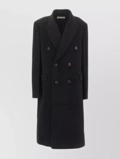 OUR LEGACY LONG DOUBLE-BREASTED COAT NOTCHED LAPELS