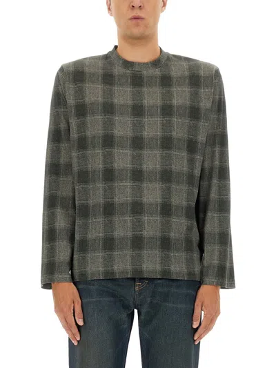 Our Legacy Long Sleeve "box" T-shirt In Green