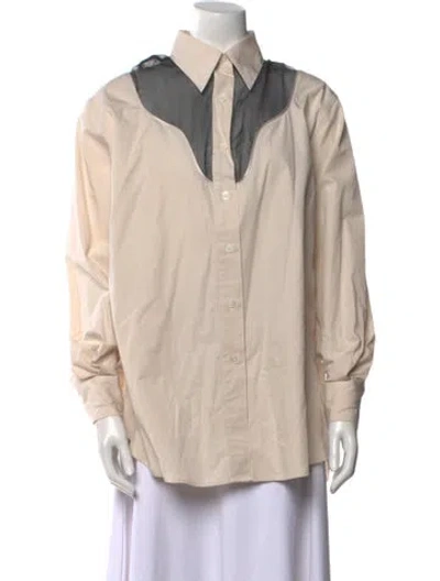 Pre-owned Our Legacy Long Sleeve Button-up Top In Neutral
