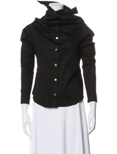 Pre-owned Our Legacy Long Sleeve Button-up Top W/ Tags In Black
