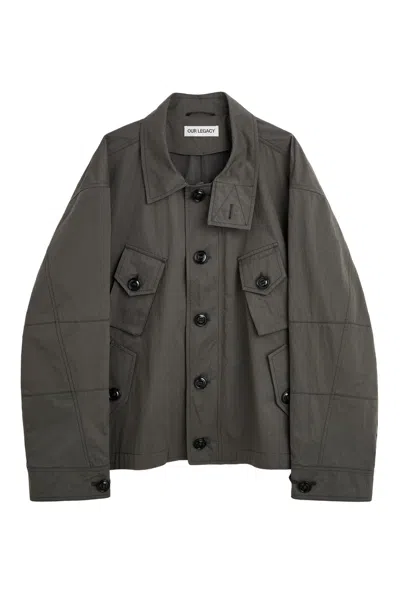 Our Legacy Long Sleeve Casual Jacket In Multicolor