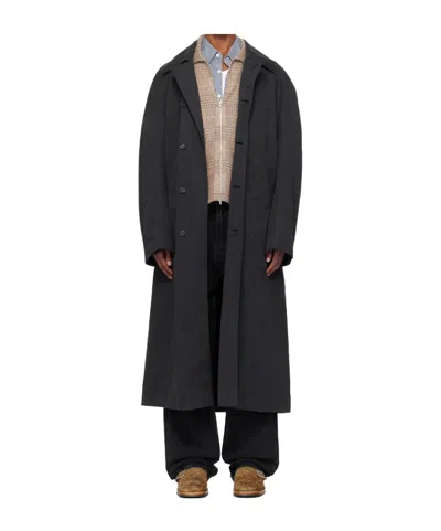 Our Legacy Long Sleeve Coat In Black