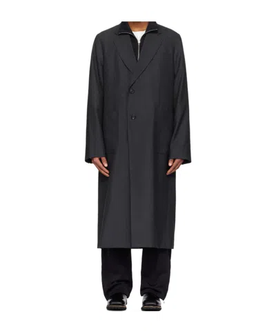 Our Legacy Long Sleeve Coat In Black