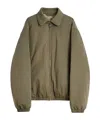 Our Legacy Sage Green Cotton Blend Bomber Jacket In Green