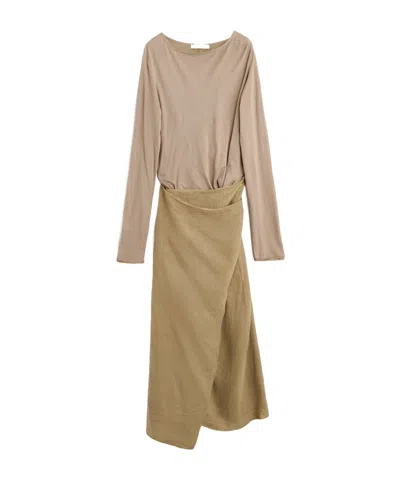 Our Legacy Long Sleeve Dress In Brown