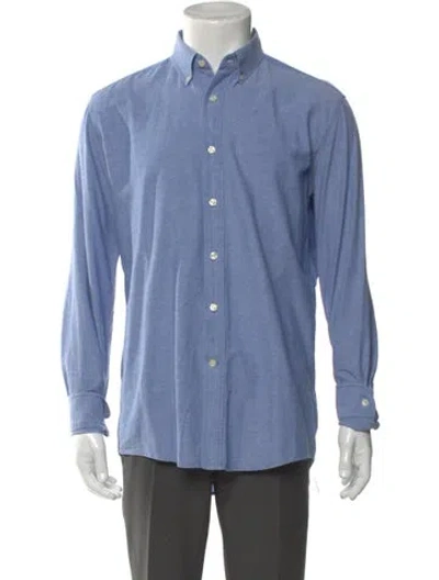 Pre-owned Our Legacy Long Sleeve Dress Shirt In Blue